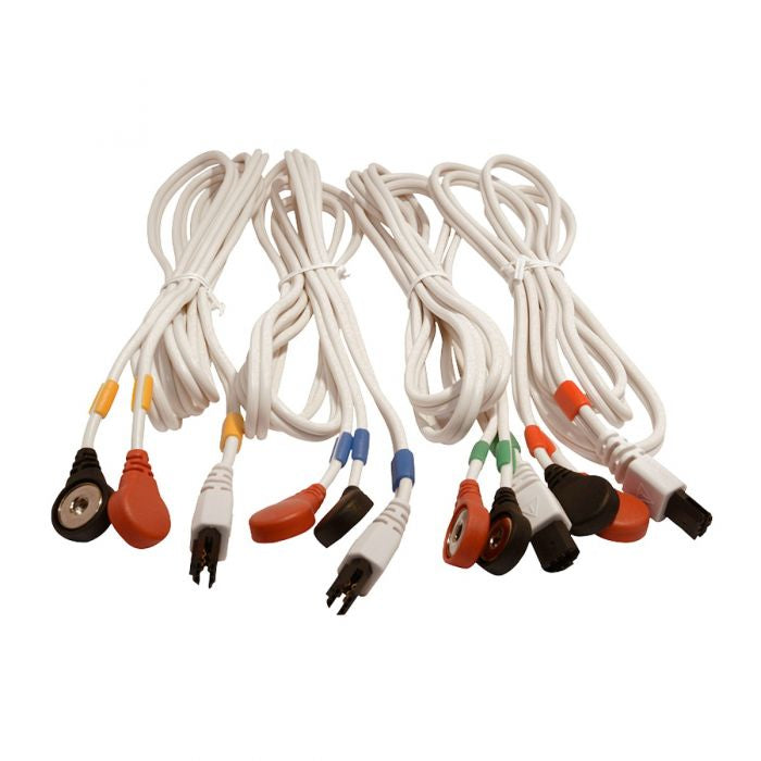 JUEGO DE CABLES COMPEX 6P DUAL SNAP BLANCOS