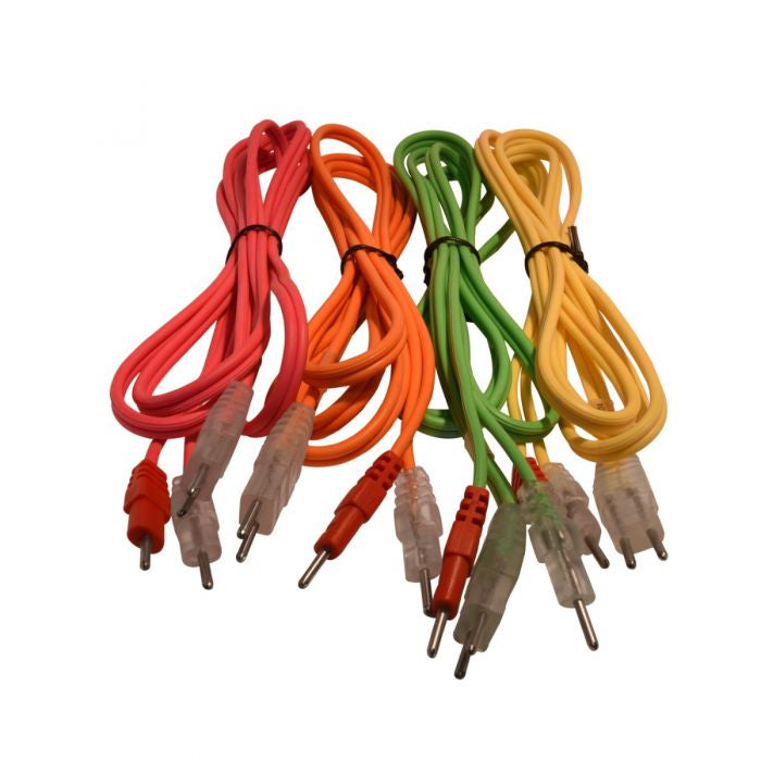 JUEGO DE 4 CABLES COMPEX F 2 PINS CONNECTION FLUOR